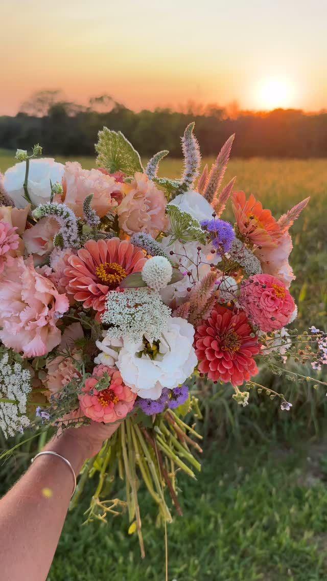 Twilight Serenity Cascading Flower Ensemble